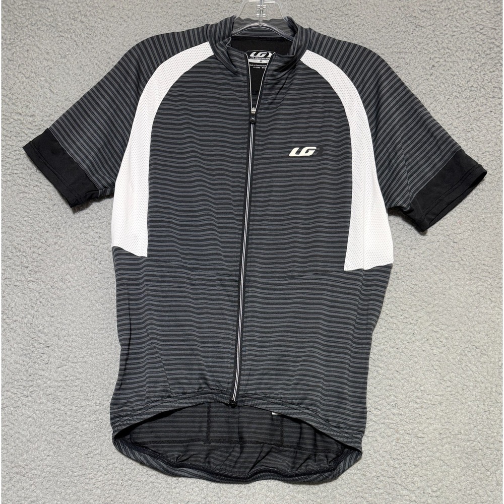 Louis Garneau Full Zip Cycling Jersey Mens Medium Stretch